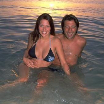 Anja Muller spending quality time with her husband Murat Yakin.